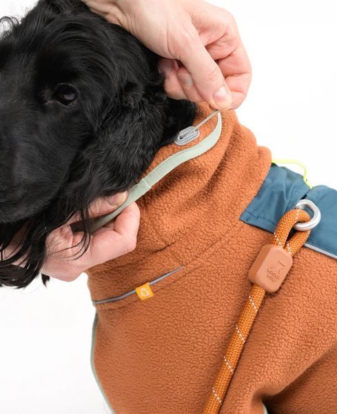 Флисовый свитер для собак Alpha 360 Terracotta Mix Woolly Wolf