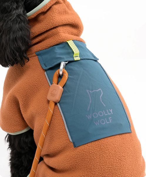 Флісовий пуловер для собак Alpha 360 Terracotta Mix Woolly Wolf