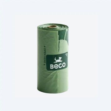 Одноразові пакетики для прибирання за собаками Beco Pets без запаху 1 шт 10522 фото