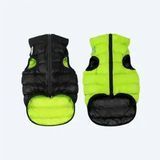 Курточка для собак AiryVest двостороння, cалатово-чорна 14662 фото