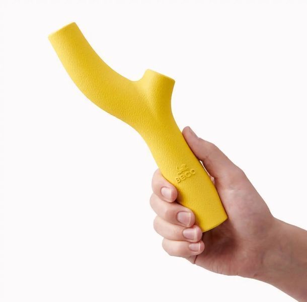 Игрушка с отверстием для лакомства для собак Beco Pets Super Stick Желтый 10499 фото