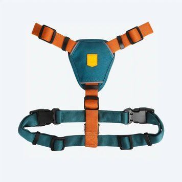 Шлея для собак Woolly Wolf Color Block Harness Lime Mix