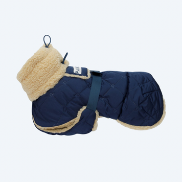 Тепла попона для собак Paikka Winter Sherpa Jacket Navy 8055 фото