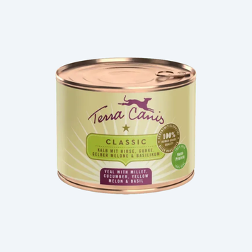 Вологий корм для собак Terra Canis Classic Menu Телятина з пшоном, огірком та медовою динею 8376 фото