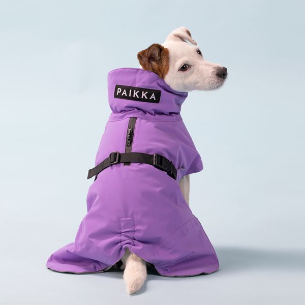 Тепла попона для собак Paikka Winter Jacket Lilac