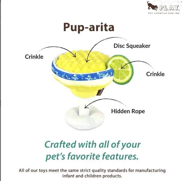 Игрушка для собак Barktender - Margarita Pet Play 10970 фото