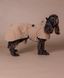 Дождевик для собак с умным светоотражающим эффектом PAIKKA Visibility Raincoat Lite Taupe