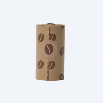 Біорозкладні пакети для прибирання Vetreska Coffee з ароматом кави 23&times;33 см, 1 рулон 8295 фото